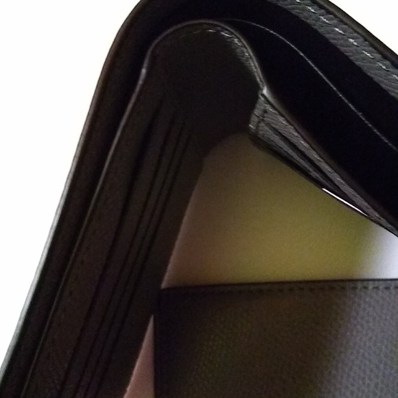 NWT Coach CROSSGRAIN MEN COMPACT ID LEATHER WALLET - Picture 6 of 6